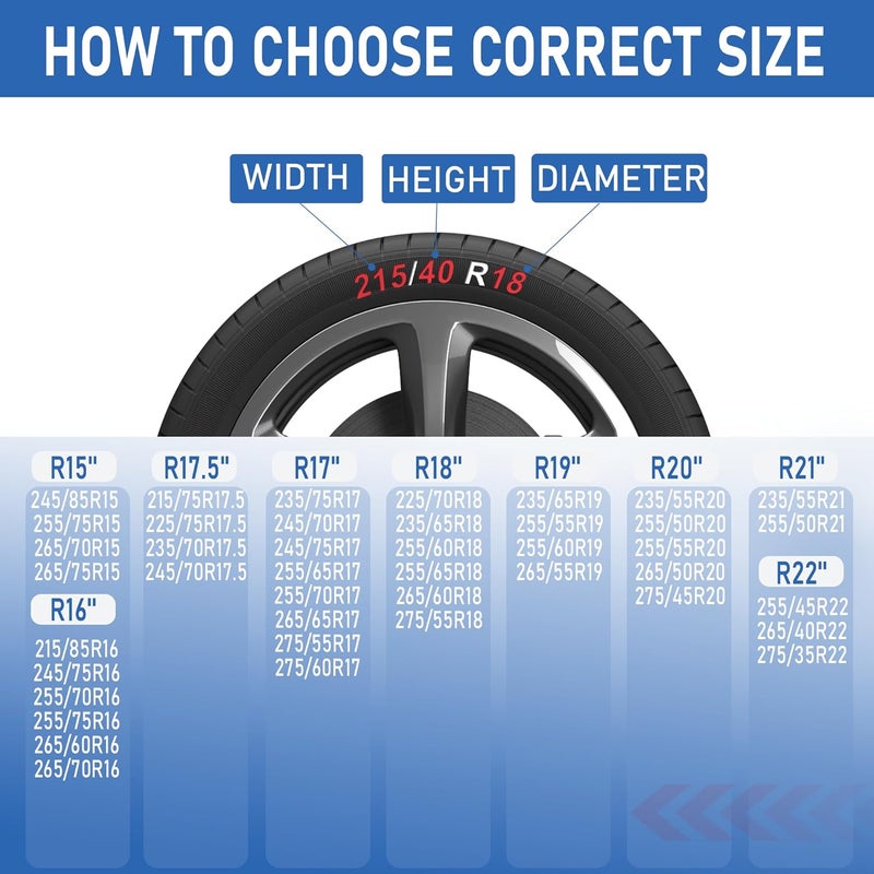 BasaltAuto Automotive Snow Socks for Tire Red XXXL Textile Snow Chains Fabric Car Chains, 2 Pairs of Gloves, Winter Accessories SUV Trucks Pickup Winter Emergency EN 16662-1:2020 Standard - Image 2
